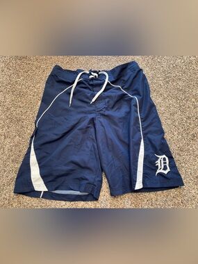 Detroit Tigers Baseball Men's Swim Board Shorts  XL Official MLB G-III Bathing